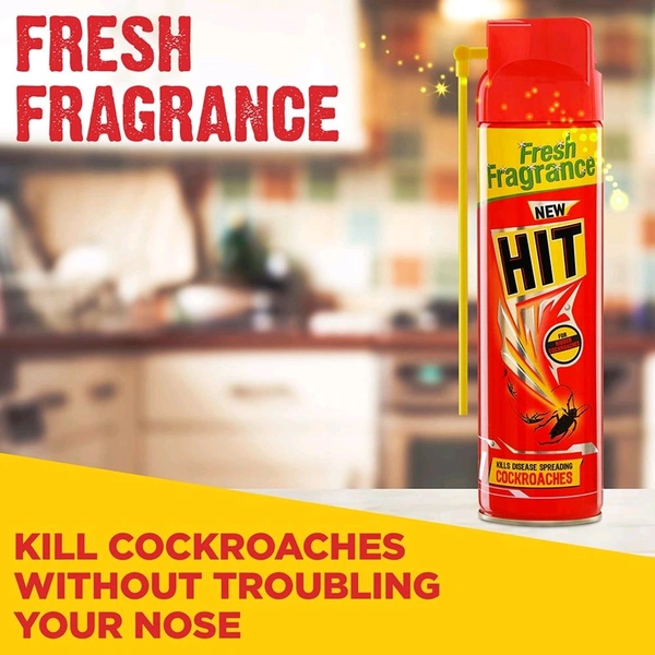Hit Fresh Fragrance Cockroach Spray - 400 Ml