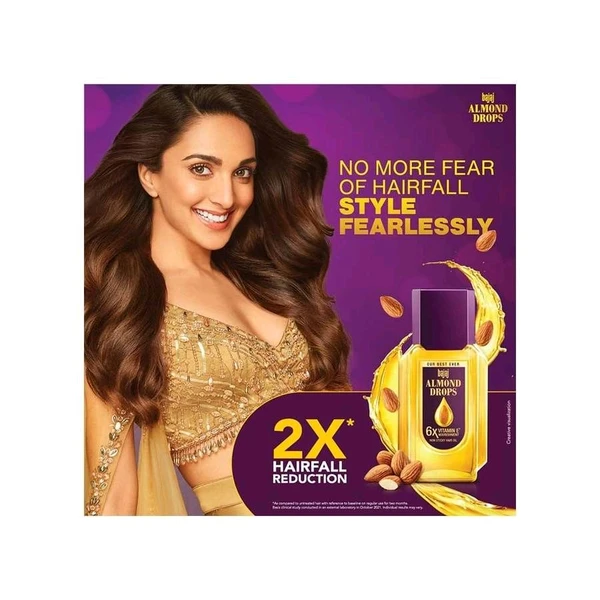 Bajaj Drops Almond Hair Oil - 190 Ml