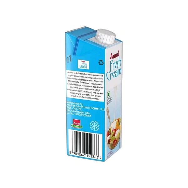 Amul Fresh Cream 250 Ml - 250 Ml