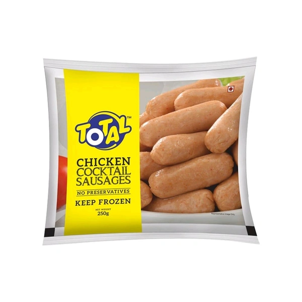Total Cocktail Chicken Sausage - 250 Grams