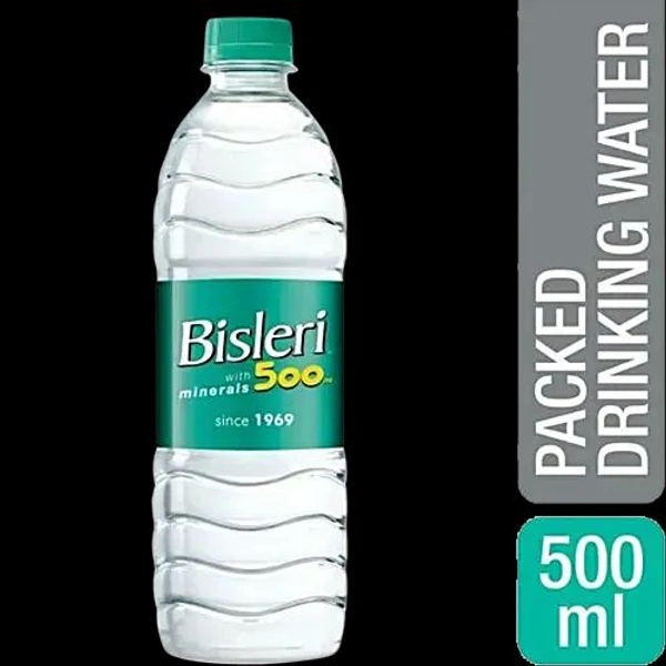 Bisleri Packaged Water (500 Ml) - 500ml×18pcs