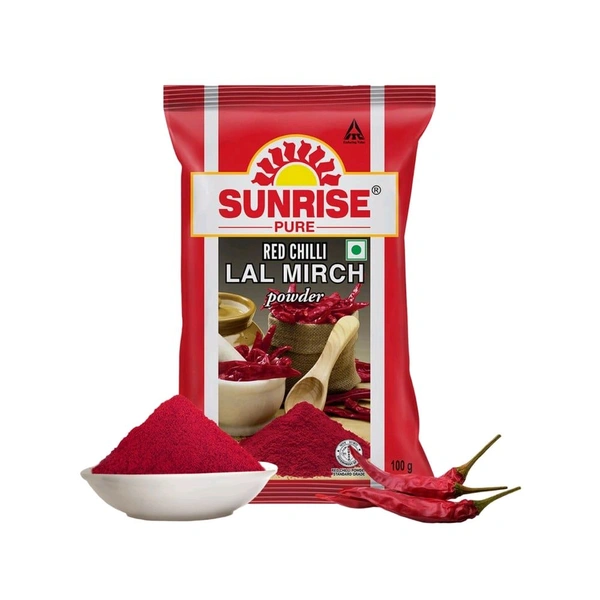 Sunrise Pure Chilli Powder - 100 Grams × 3