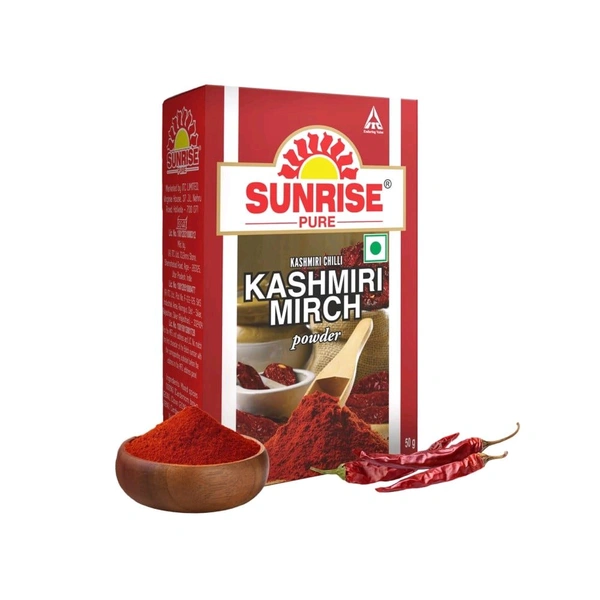 Sunrise Pure Kashmiri Chilli Powder - 50 Grams × 3