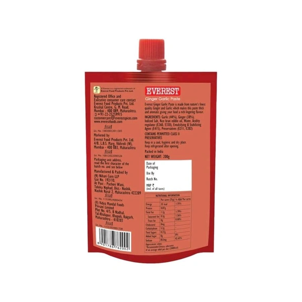 Everest Ginger Garlic Paste - 200 Grams