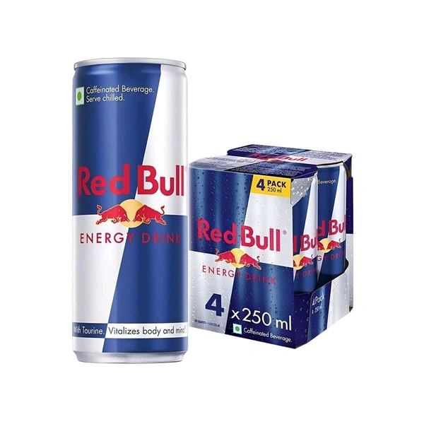 Red Bull Energy Drink - 250 Ml × 4