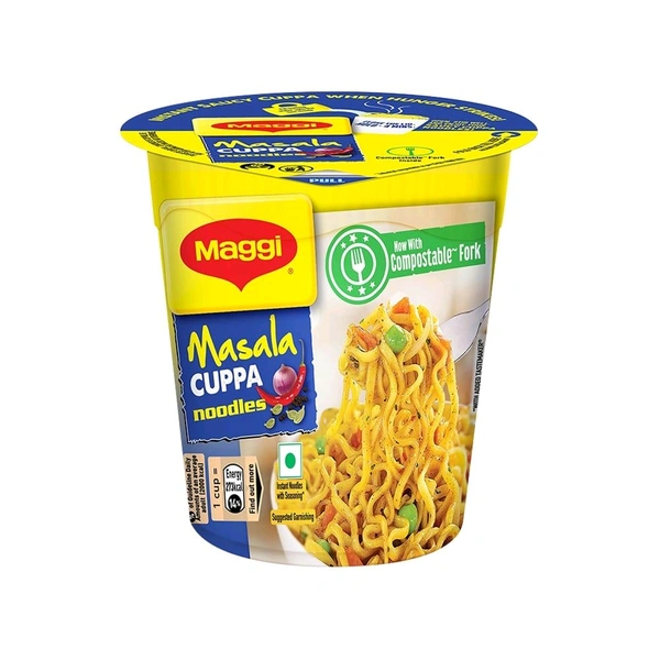 Maggi Cuppa Masala Cup Noodles - 70 Grams