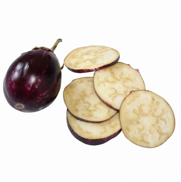 Brinjal/Begun- Cut Pic ( Round) - 1 KG