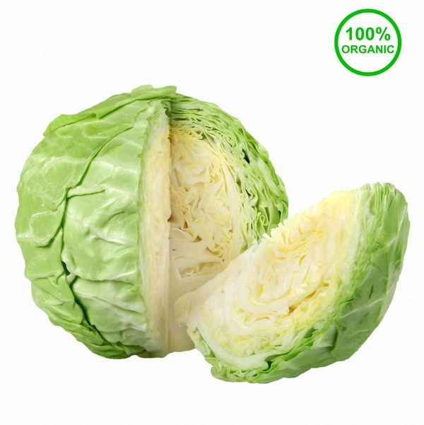 Organic Cabbage  - 1 Pic, 1 Kg-1.2 Kg