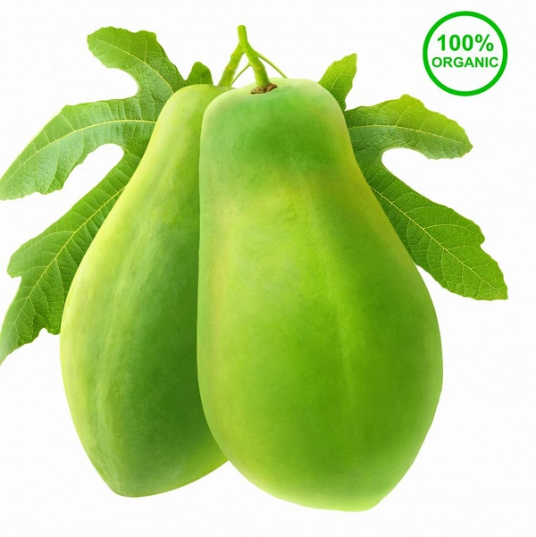 Organic Raw Papaya - 1 Pic, 400 -600 Grams