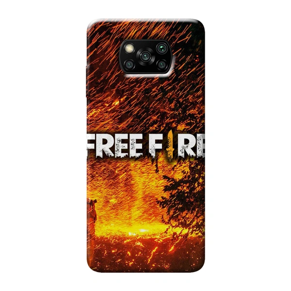 Free Fire- Printed Case - Plastics
