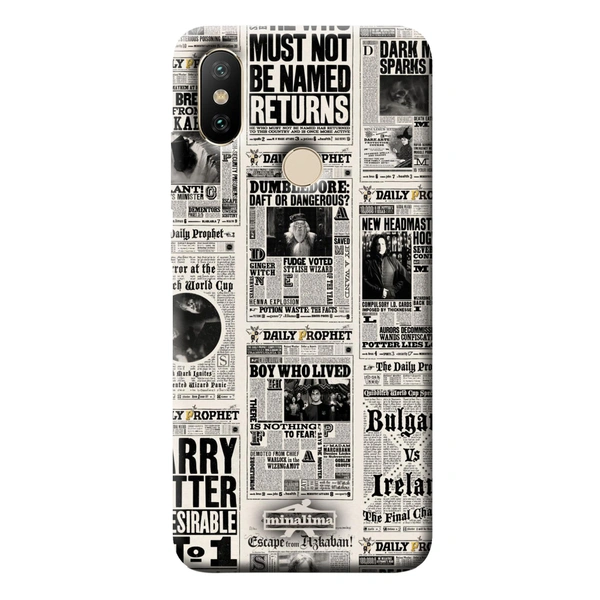 News-Printed Case - Plastics