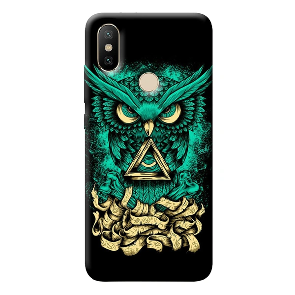 Geen Owl-Printed Case - Plastics