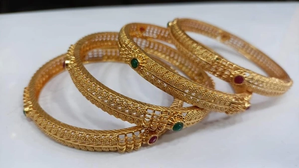 Amara Fashions Bangles Designer Bangles Set of 4 - 2.6