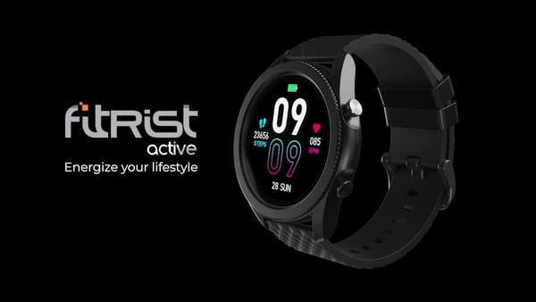INTEX Intex FitRist Active Smart calling SpO2 Watch - Black 