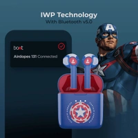 Boat boAt Airdopes 131 - Captain America Marvel Edition - Captain's Blue 