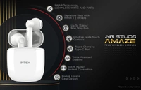 INTEX Air Studs Amaze Wireless Earbuds - ELEGANT WHITE