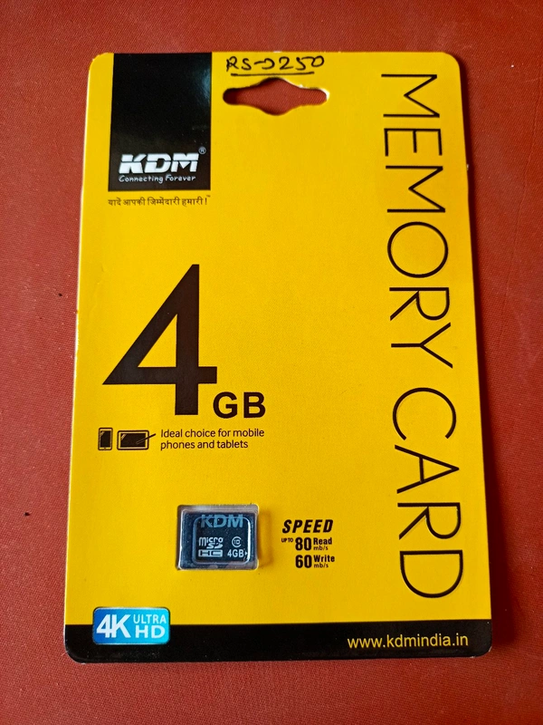 KDM 4GB MicroSD Card