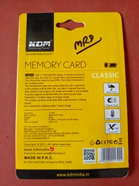 KDM 4GB MicroSD Card