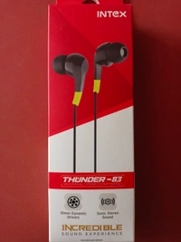 INTEX THUNDER 83 Wired Earphone  - Black