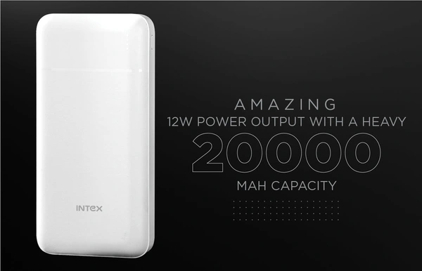 INTEX  Intex Strong Ace 20K PolyPower Bank - Royal White 