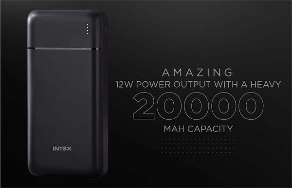 INTEX  Intex Strong Ace 20K PolyPower Bank - Coal Black