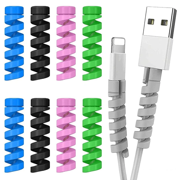 IRONFIX Cable Protector Data Cable Saver Charging Cord Protective Cable Cover (4pc)