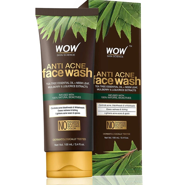 Wow Skin Anti Acne Face Wash 100ml 