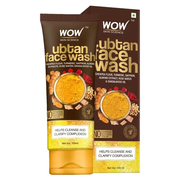 WOW Skin Ubtan Face Wash For Oily Skin 100ml