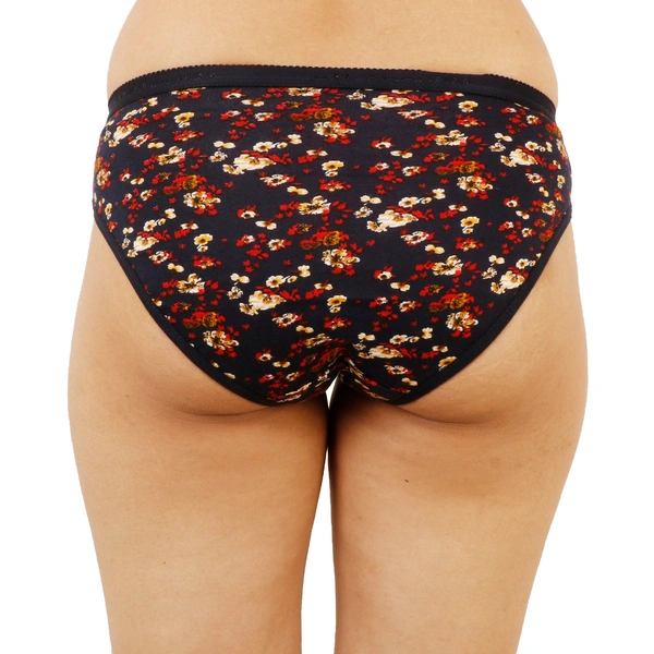 Ladyland Hipster women panty Pack of 3 - S, 100, Multicolor