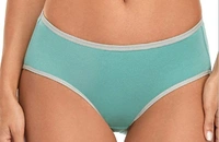 Ladyland Brief women panty Pack of 6 - s, 100, Solid Color