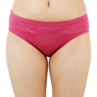 Ladyland  Women panty Solid Color Pack of 3 - S, 100, Solid Color
