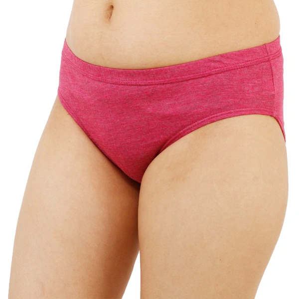 Ladyland  Women panty Solid Color Pack of 3 - S, 100, Solid Color