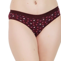 Ladyland Women Hipster panty pack of 3 - S, 100, Multicolor