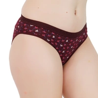 Ladyland Women Hipster panty pack of 3 - S, 100, Multicolor