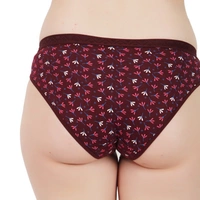 Ladyland Women Hipster panty pack of 3 - S, 100, Multicolor
