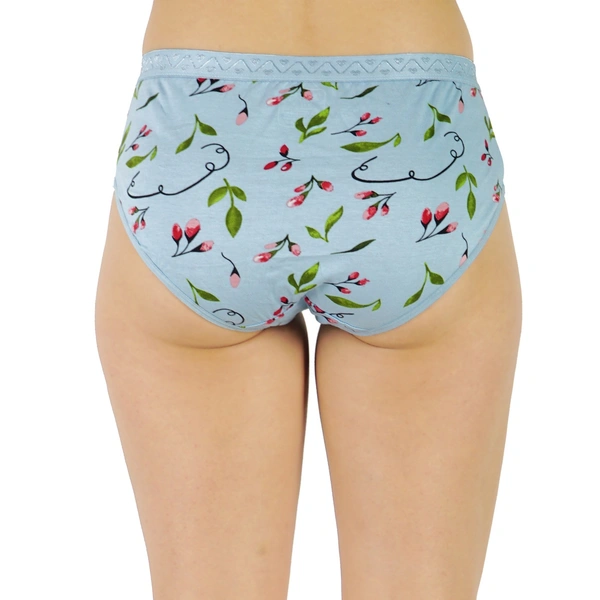 Ladyland Wome Hipster panty Multicolor pack of 3 - XS, 100, Multi