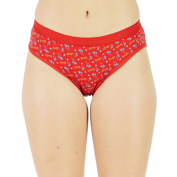 Ladyland women Hipster Panty Pack of 3 - S, 100, Multi
