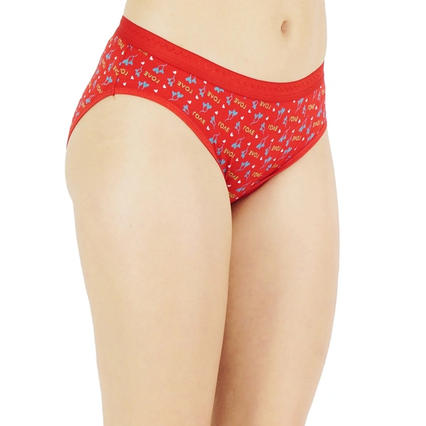 Ladyland women Hipster Panty Pack of 3 - S, 100, Multi