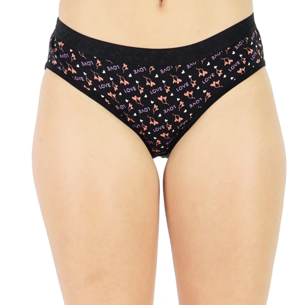 Ladyland women Hipster Panty Pack of 3 - S, 100, Multi