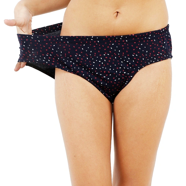 Ladyland Women Panties Pack of 3 Multi Color - 3XL, 100, Solid
