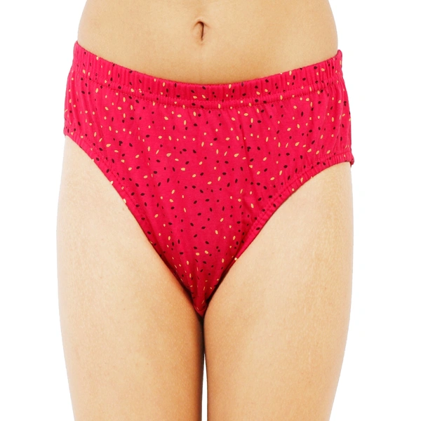 Ladyland Women Panties Pack of 3 Multi Color - 3XL, 100, Solid