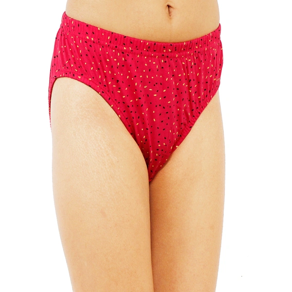 Ladyland Women Panties Pack of 3 Multi Color - 3XL, 100, Solid