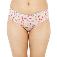 Ladyland  Women Hipster Inner elastic Panty  Pack of 3 - M, 100, Multi