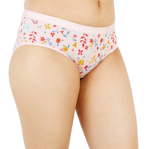 Ladyland Outer Elastic Women Hipster Panty Pack of 3 - 3XL, 100, Multi