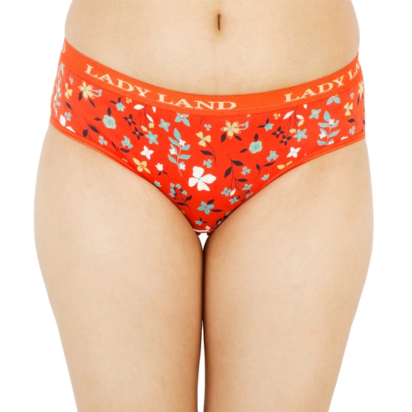 Ladyland Outer Elastic Women Hipster Panty Pack of 3 - 3XL, 100, Multi