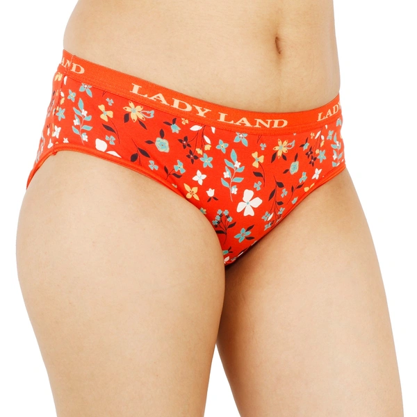 Ladyland Outer Elastic Women Hipster Panty Pack of 3 - 3XL, 100, Multi