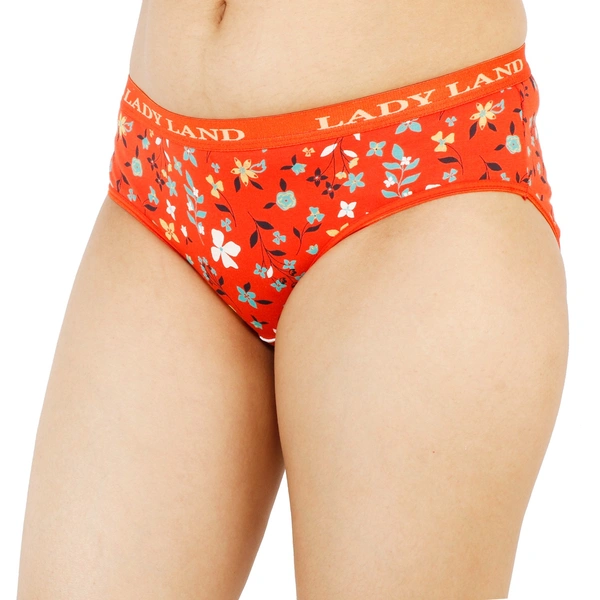 Ladyland Outer Elastic Women Hipster Panty Pack of 3 - 3XL, 100, Multi