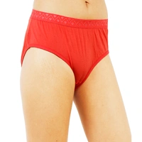 Ladyland Women Hipster Panties  Pack of 3 - XL, 100, Solid