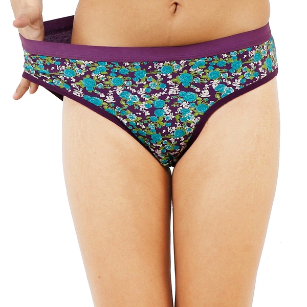 Ladyland Women Hipster Panties  Pack of 3 - XL, 100, Multi