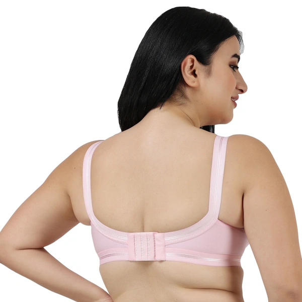Ladyland Women T-Shirt Non Padded Bra - 32C, 100, Pink